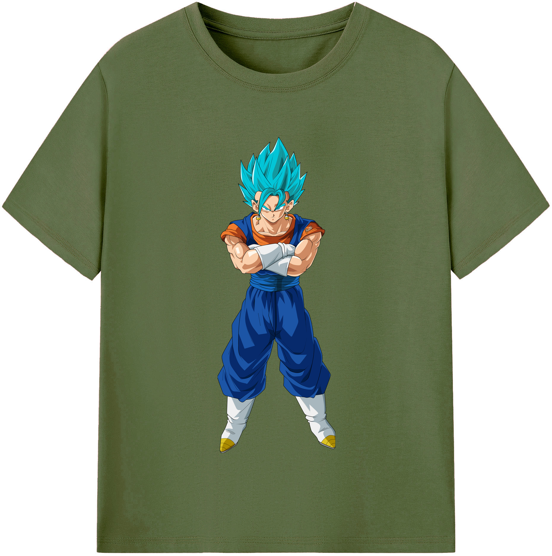（画像用） ドラゴンボール ベジット DRAGON BALL Vegetto 綿100％半袖Tシャツ（フロントプリント）